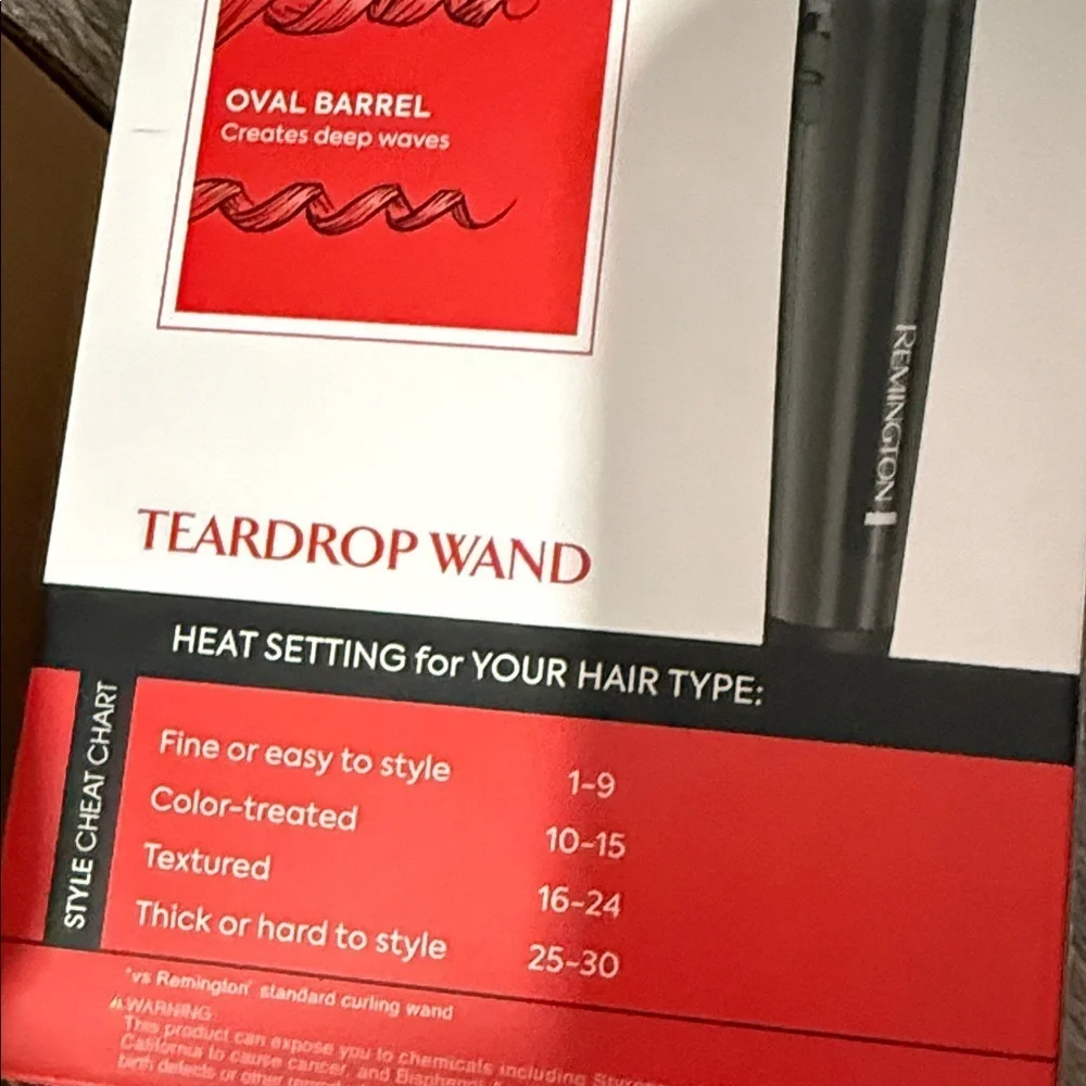 Remington Lavender and Black Curling Wand